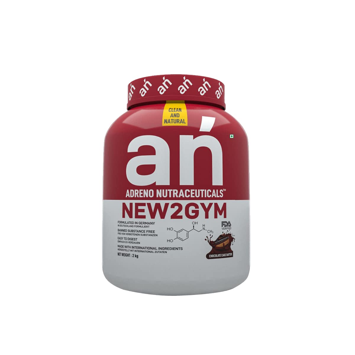 ADRENO NUTRACEUTICALS NEW 2G GYM 2 KG