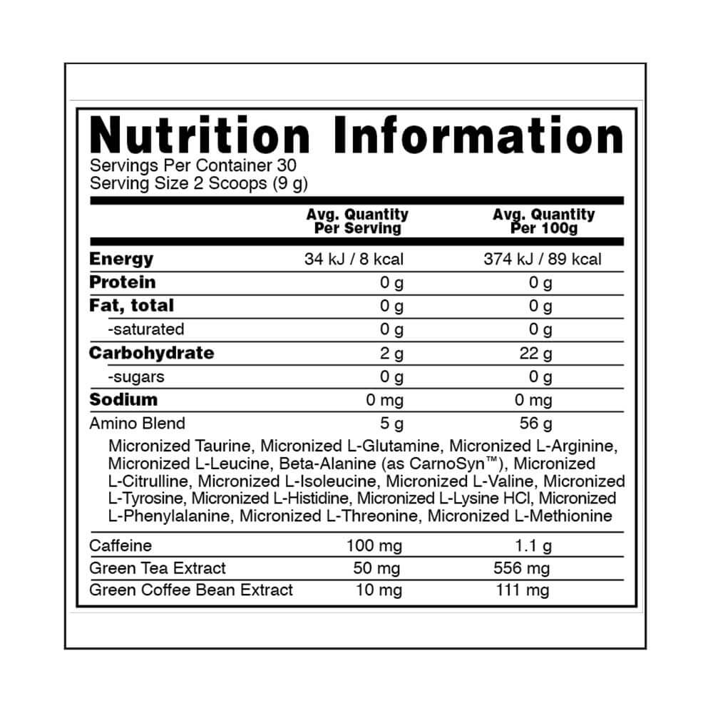 ON (Optimum Nutrition) Essential Amino Energy, 270 g (0.6 lb), 30 Servings, Orange