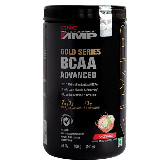 GNC BCAA ADVANCED SPICY GUAVA 400 GM