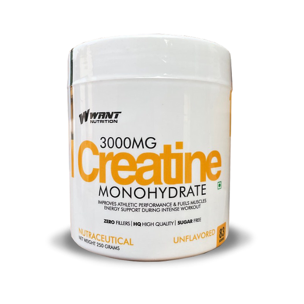 WANT NUTRITION CREATINE MONOHYDRATE 3000mg