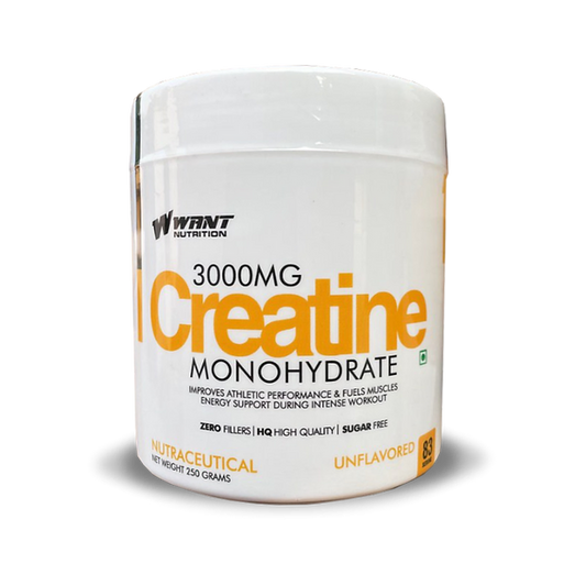 WANT NUTRITION CREATINE MONOHYDRATE 3000mg